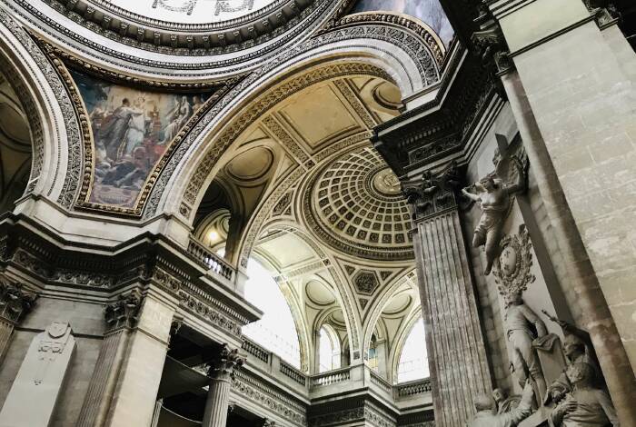 Das Panthéon, Innenansicht