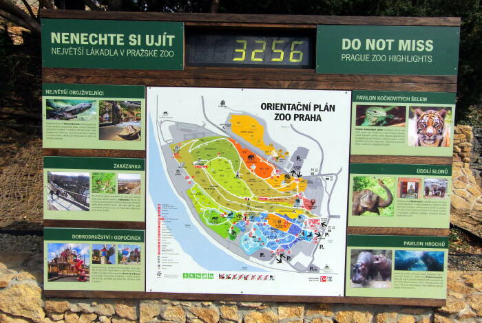 Übersichtskarte des Prager Zoos | Foto: Flickr, Donald Judge - CC-BY 2.0