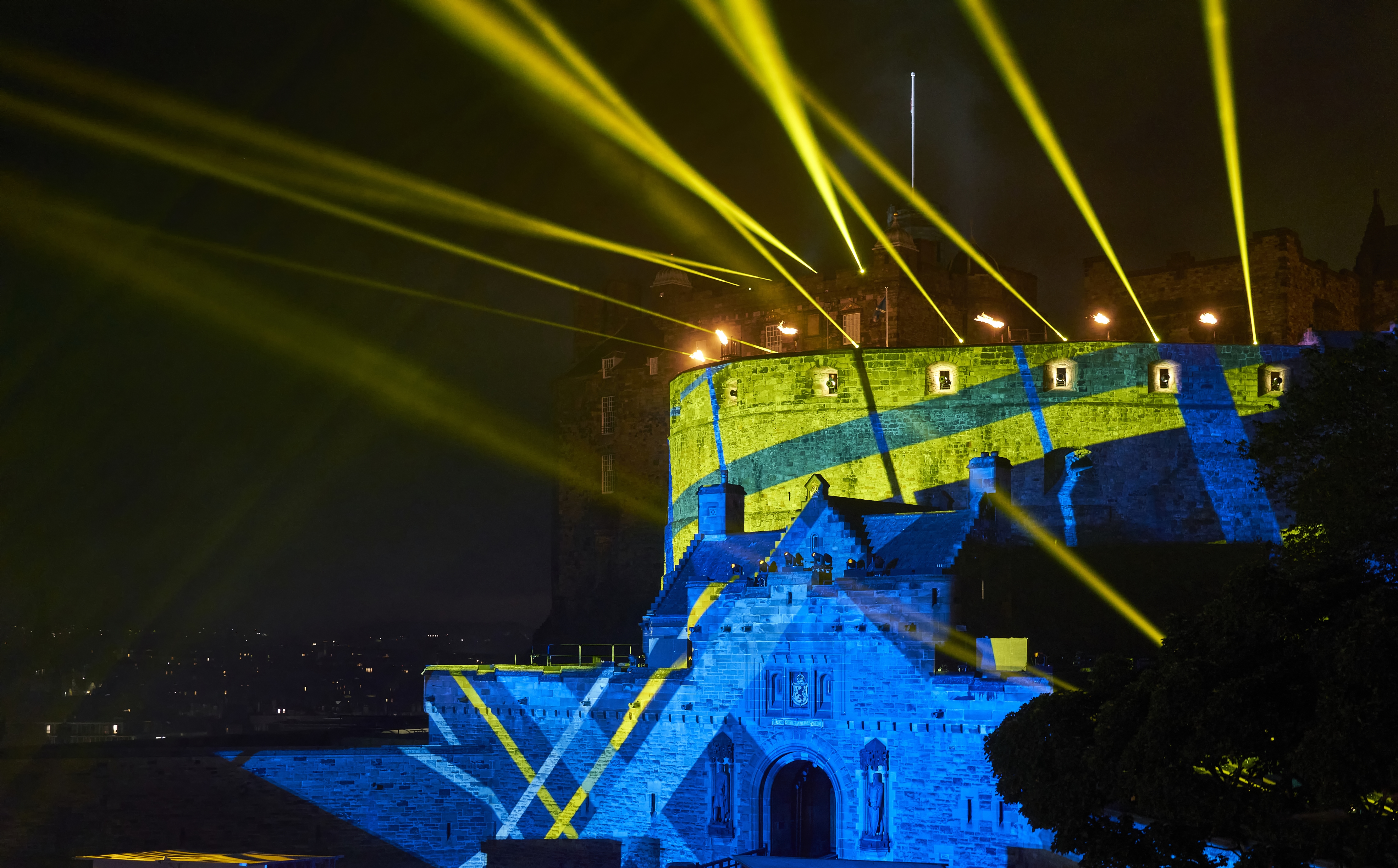 Edinburgh Castle Lichter | Virtual-Pano CC BY-SA 4.0