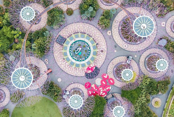  Bay South Garden von oben | Unsplash: Fahrul Azmi