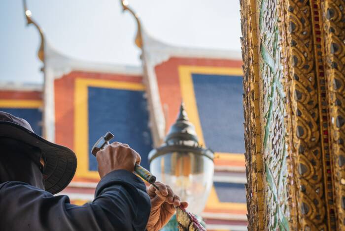Riparazioni costanti al Palazzo Reale | Foto: Unsplash, Jochen van Wylick