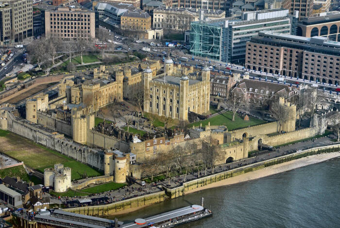 Tower of London from above | Wiki commons: [Duncan]  CC BY 2.0