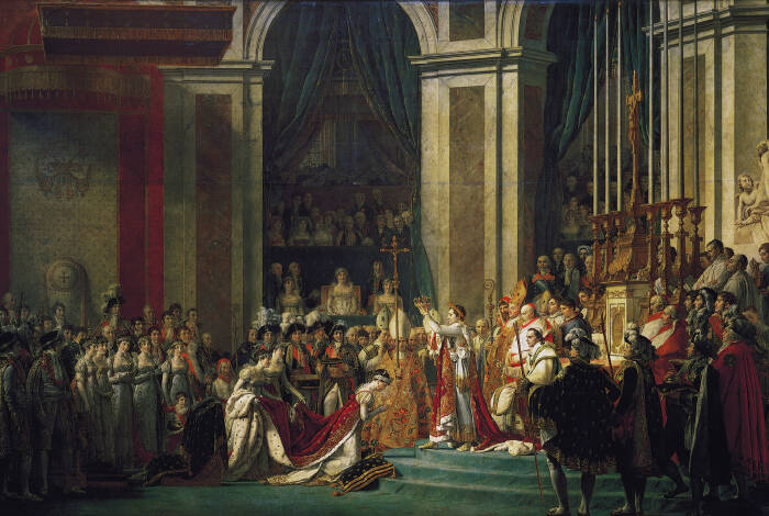 Die Krönung Napoleons | Public Domain