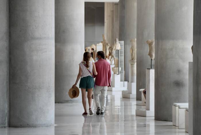 Nel museo dell'Acropoli | Unsplash: Arno Senoner