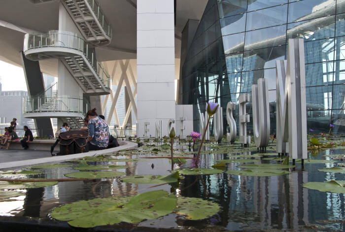 Interno del Museo di ArtScience | Foto: Flickr, prilfish CC-BY-SA 2.0