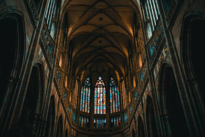 St. Vitus Cathedral Interior | Unsplash: Anthony DELANOIX