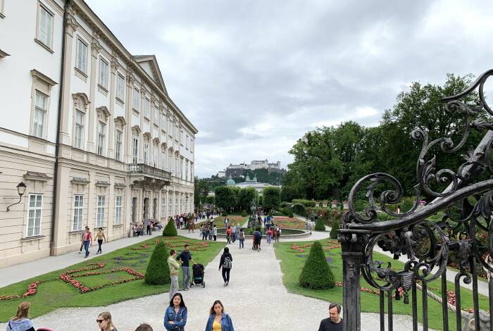 Mirabell Palace and Gardens with a View of Hohensalzburg Fortress | TiketLens - Jessica Donev