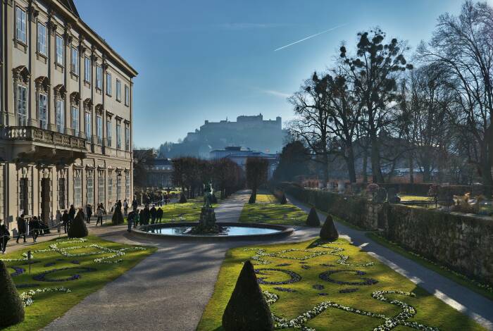 Mirabell Palace Gardens and Mirabell Palace | Flickr: Steffen Flor CC-BY 2.0