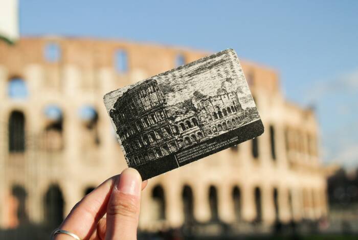 Ticket to the Colosseum | Unsplash: Justine Camacho