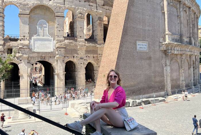 Photo spot at the Colosseum | Private photo by Content Creator Jessica Donev