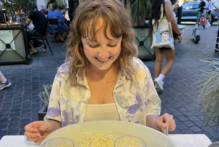 Fettuccine Alfredo in Rome | Private photo by Content Creator Jessica Donev