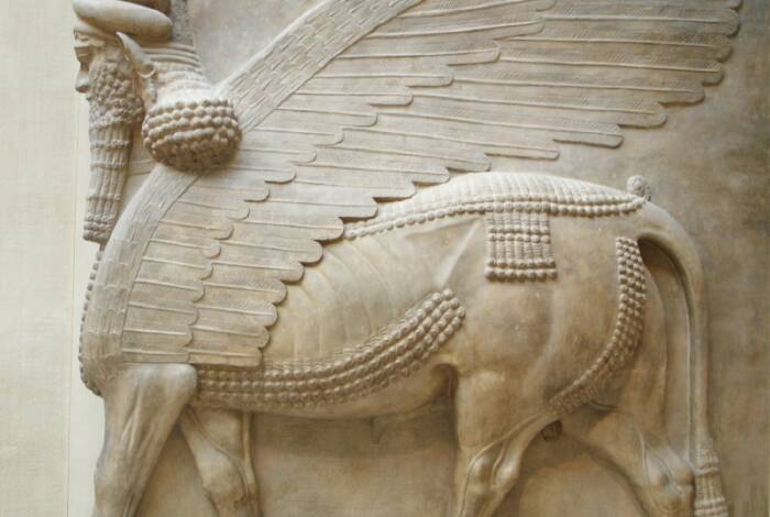 Lamassu (Torwächterfigur) | Wiki Commons: Marie-Lan Nguyen CC-BY SA 2.0