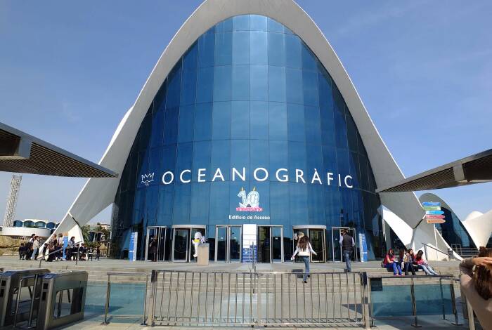 Eingang zum Oceanogràfic