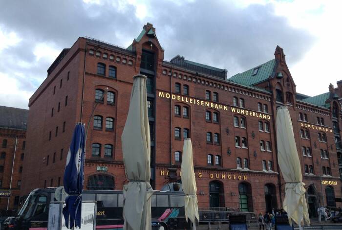 Außenfassade in der Speicherstadt