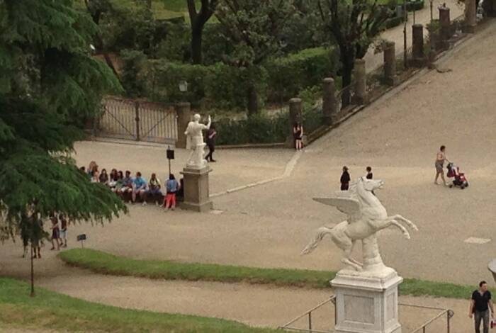 Guided tour in the Boboli Gardens