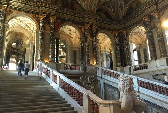 Staircase in the KHM Vienna