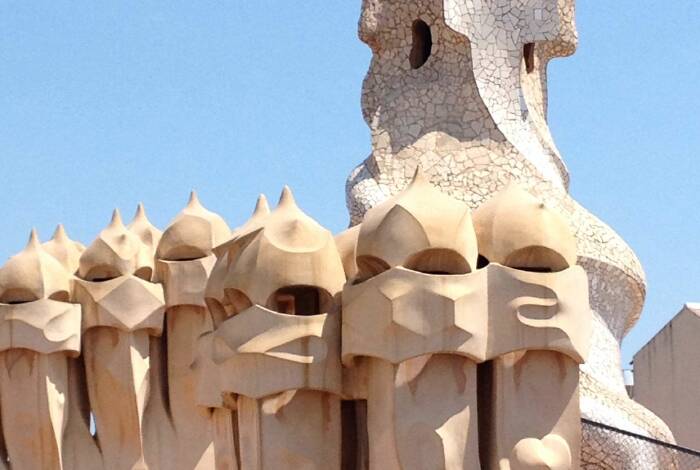 Casa Milà - Sculptural Chimneys and Ventilation