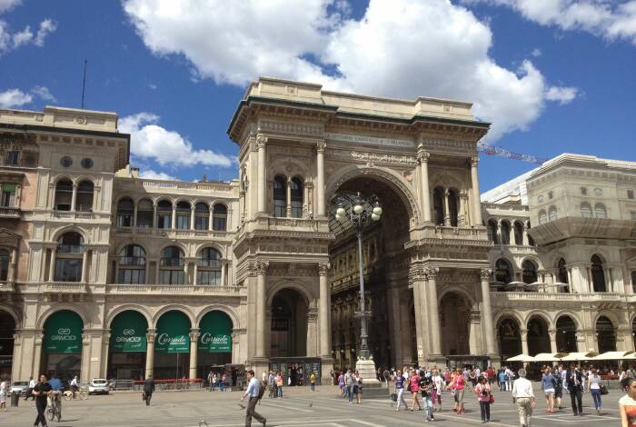 Visit Vittorio Emanuele II gallery in Milan 