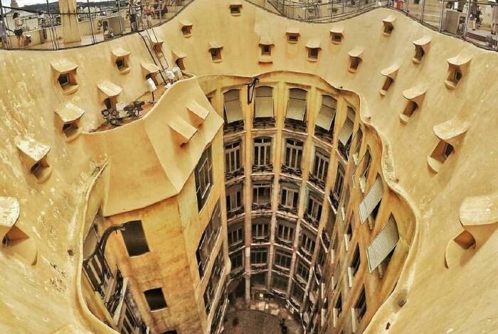 Casa Milà Courtyard